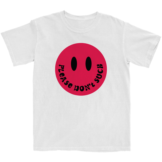 Please Don’t Smiley White T-Shirt